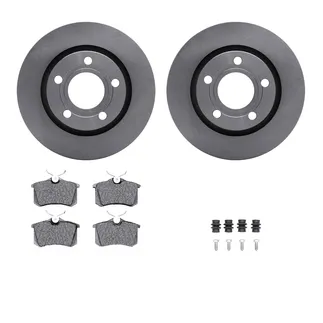 R1 Concepts WFWH1-73019 E- Line Series Brake Rotor W/ Ceramic Brake Pads & Hdw